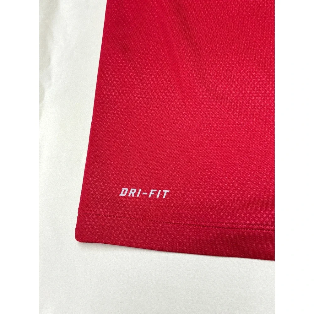 Nike Tiger Woods Collection Mens XL Red Dri-FIT Golf Polo Shirt 639824-687